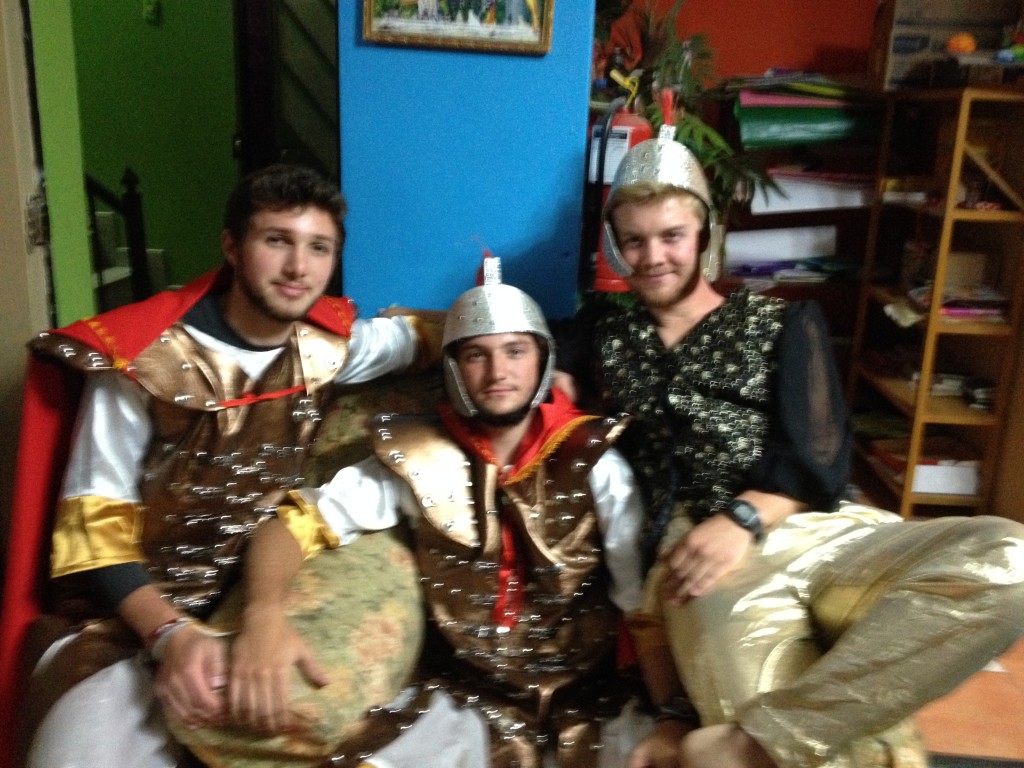 Two Romans and Aladin.  
