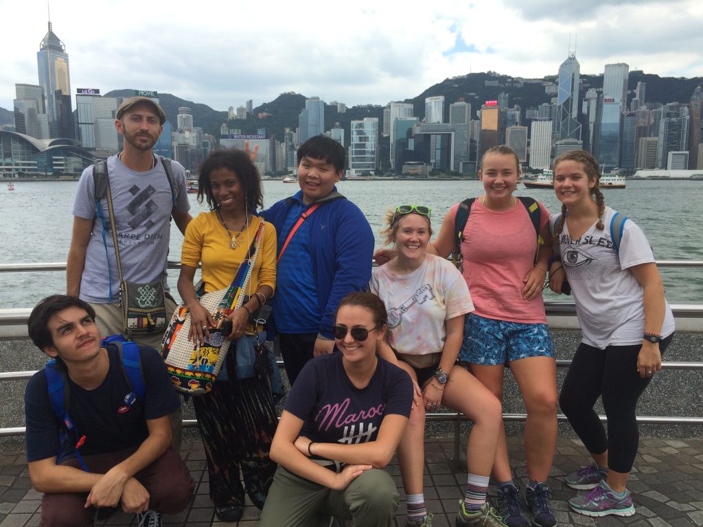 The Shiva crew making the most of their layover in Hong Kong. 