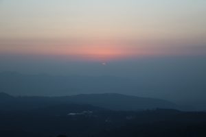 Sunset from Bir, India. 