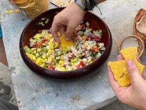 corn salsa bowl