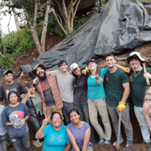 group photo from worksite