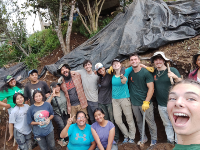 group photo from worksite